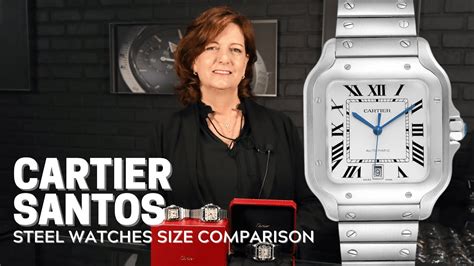 cartier santos 100 review|cartier santos size comparison.